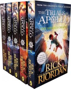 Rick Riordan Trials of Apollo Collection 5 Books Set (The Hidden Oracle, The Dark Prophecy, The Burning Maze, The Tyrant’s Tomb & The Tower of Nero)