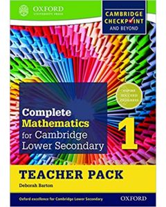 Complete Mathematics for Cambridge Lower Secondary Teacher Pack 1 : For Cambridge Checkpoint and Beyond