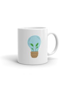 Printed Coffee Mug, Eco Friend Bulb
