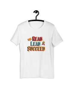 Read Lead Succeed, Printed Premium T-shirt with Crew Neck and Short Sleeves