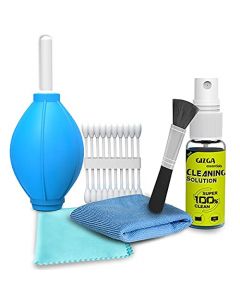 GIZGA ESSENTIALS Professional Lens Pen Cleaning Pro System + 6-in-1 Cleaning Kit + Professional Wipes for Cameras and Sensitive Electronics (Combo 104)