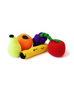 Shumee Eco Friendly Bag-O-Fruits (0 Years+) - Pretend and Play Toys