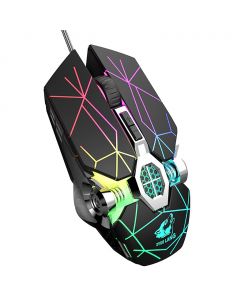 Verilux® Ergonomic Wired Gaming Mouse, 7 Programmable Buttons, 4 Levels Adjustable DPI up to 3200, Wired Computer Gaming Mice with 7 RGB Backlight Modes for PC, Laptop, MacBook