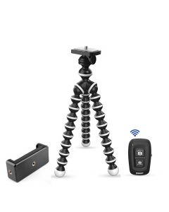 DIGITEK® (DTR 260 GT) Gorilla Tripod/Mini (13 Inch) Tripod for Mobile Phone with Phone Mount & Remote | Flexible Gorilla Stand for DSLR & Action Cameras