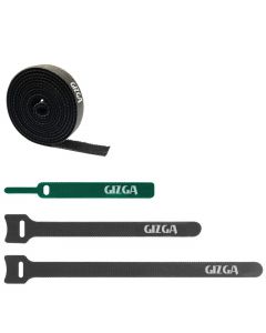 GIZGA ESSENTIALS Reusable Cable Ties Strap with Double Sided Hook & Loop Wire Organizer (Pack of 10)